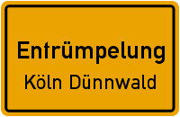Entrümpelung in Köln Dünnwald